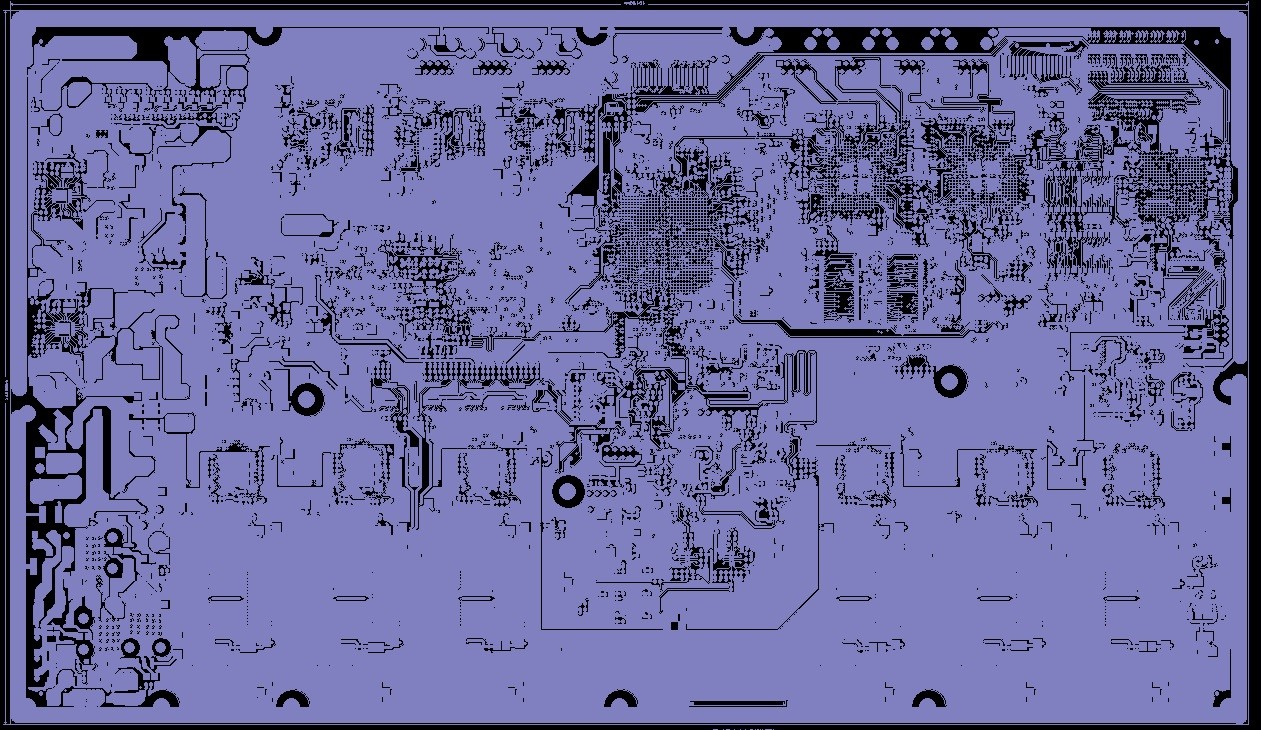 24 Layer FR4 PCB Board High Temperature With 100 Ohm Impedance