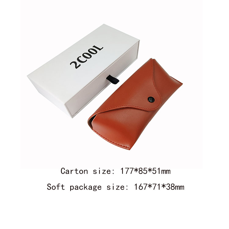 Irregular Microfiber Glasses Bag Sunglasses Drawer Box Luxurious Look
