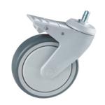 4 Inch Hospital Bed Stem Caster Wheels For Medical Equipment Trolley