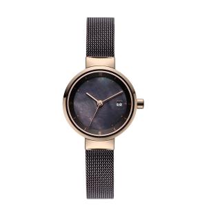 China Custom Ladies Stainless Steel Watches Water Resistant With Mesh Band wholesale