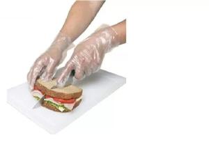 China Biodegradable Disposable Transparent Clear Plastic Gloves Available wholesale