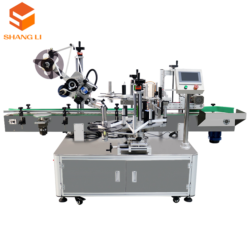 Motor Core Components Double Sided Tape Applicator Label Machine for Square/Flat Bottles 1200* 1200 * 1330mm