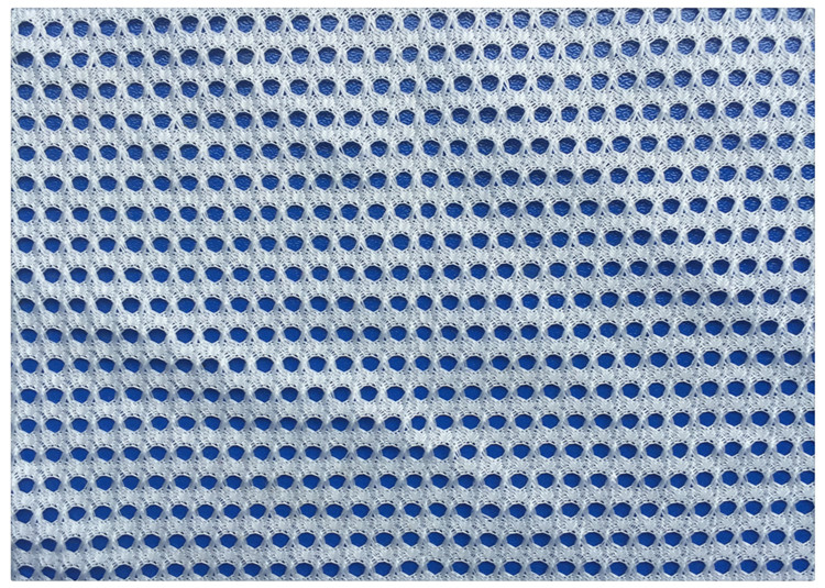 Big Hole Plain Dyed Sports Mesh Fabric For Sportswear 100% Polyester