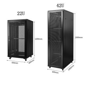 China 22U 42U Data Center Server Rack 19 Inch Network Cabinet wholesale