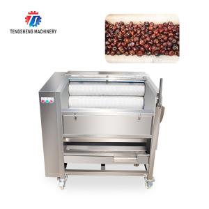 China Tengsheng Polishing Potato Washing And Peeling Machine Automatic Wave Roller wholesale
