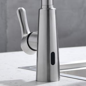 China Extendable No Touch Kitchen Sink Faucets wholesale