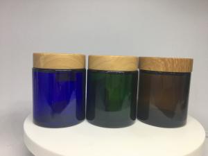 China 50g 100g Wide Mouth Cosmetic Jar Packaging Original Blue Green Amber wholesale