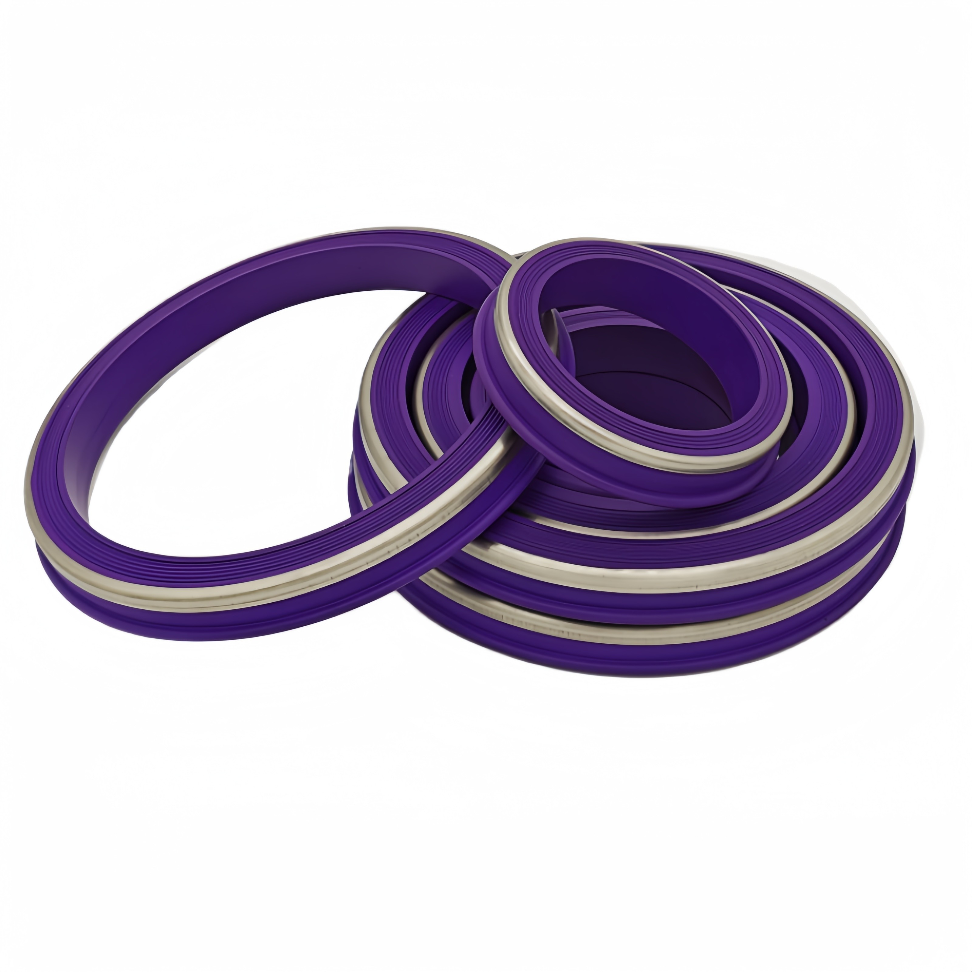 Purple Oil&Heat&Chemical resistant NBR HNBR FKM PTFE Hammer Union Seal With Stainless Back Up