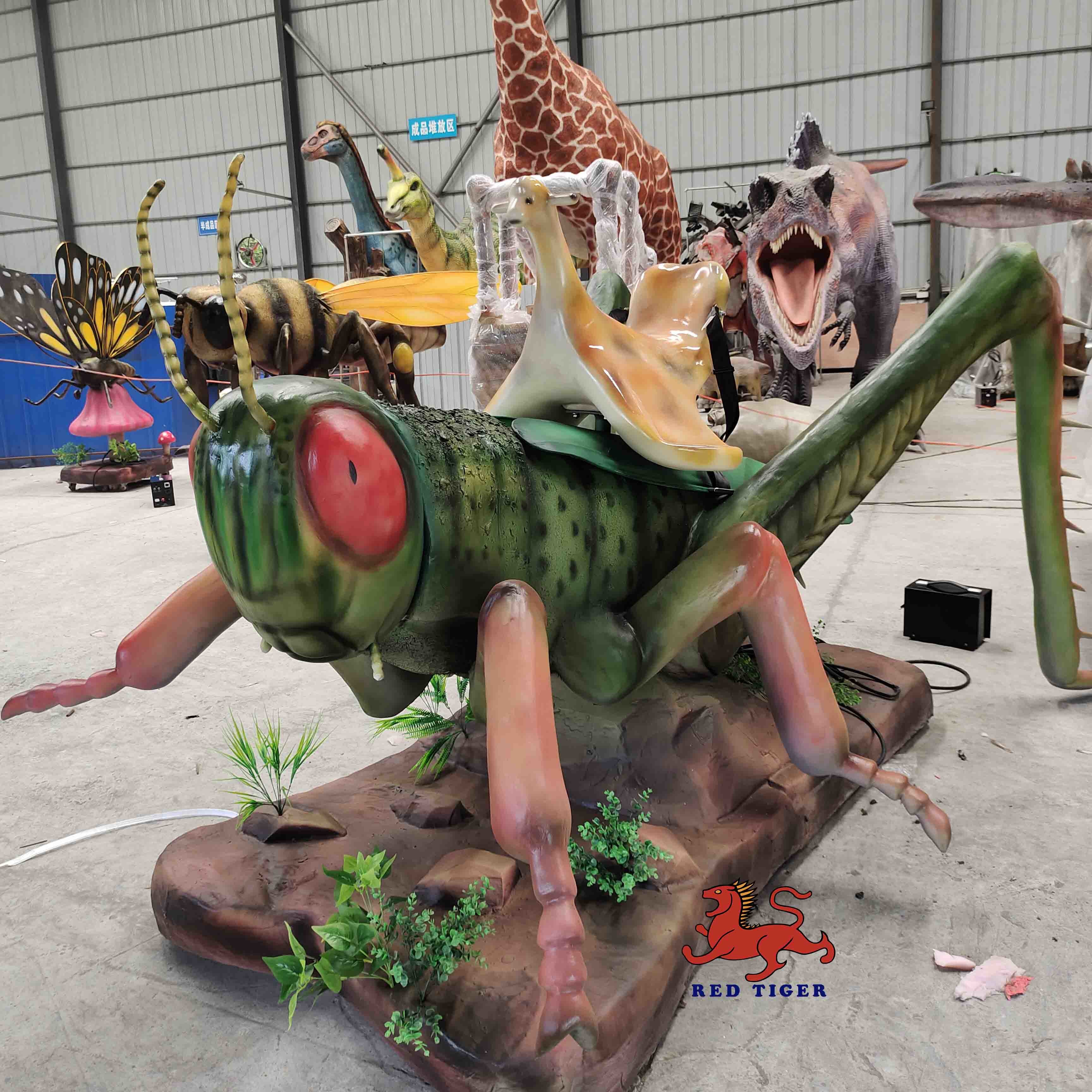 Bee Animatronic Insects Infrared Sensor / Remote Control TUV Certificate