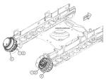 455-2770 155-9198 455-2772 455-2771 For CAT 390D 390F 385C Excavator Travel