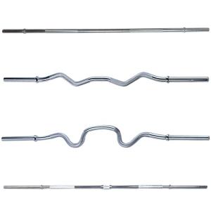 China Multifunctional Curve Weightlifting Straight Bar Unisex Olympic Barbell Weight wholesale
