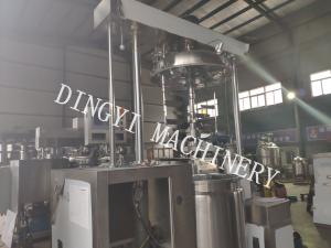 China Homogenizer Planetary Mixer Machine , Hydraulic Vacuum Emulsifying Mixer wholesale