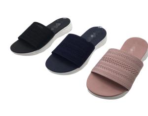 China Comfort Flyknit Fabric Unisex Summer Slipper Shoes wholesale