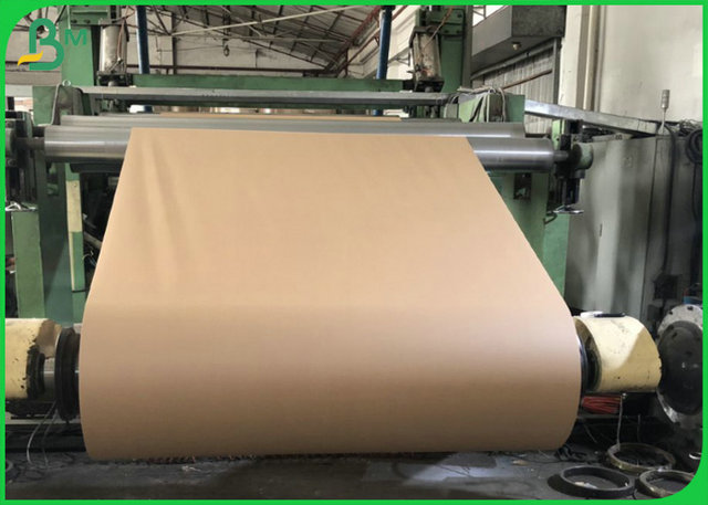 Eco Kraft Wrapping Paper Roll 100gsm 120gsm For Shopping Bags Making 