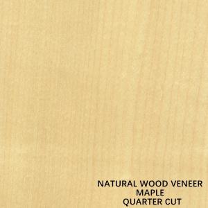 China American Natural Maple Wood Veneer Quarter Cut Thickness 0.5mm Good Quality For Furniture And Musical Instrument wholesale