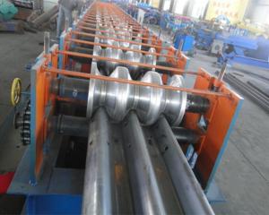 China 380V Highway Guardrail Roll Forming Machine Hydrualic Punching Cutting wholesale