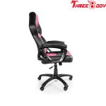 Commercial Racing Style Gaming Chair , Executive Swivel Pink Gaming Chair