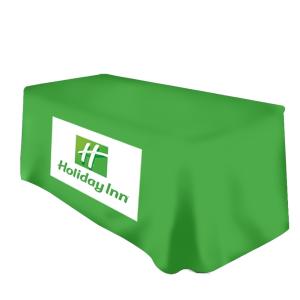 China Customized fabric table cloth/tradeshow table cloth for advertising wholesale