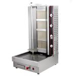 4 Burner Gas Sus Chicken Shawarma Machine 60kg/H