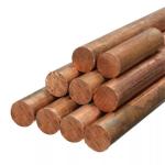 DIN EN JIS GB 3mm 4mm Round Copper Rods 5.5mm-500mm ASTM A276