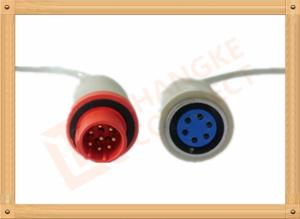 China Mennen Invasive Blood Pressure Cable 8 Pin IBP Converter Cable wholesale