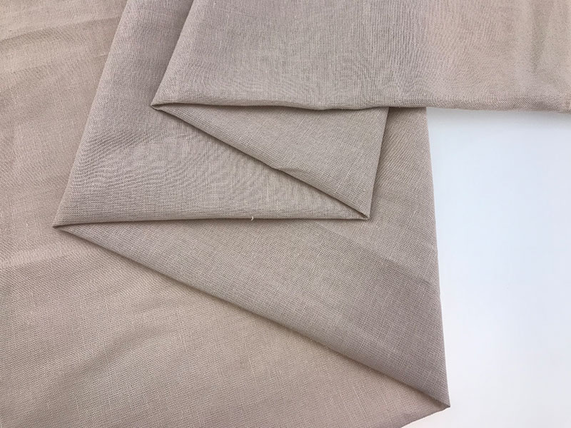 Wrinkle Free Dyed 60*60 Plain Woven Linen Fabric 105gsm Linen Shirt Cloth