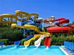 Kids Fiberglass Water Park Slide Outdoor Water Play Carnival Rides