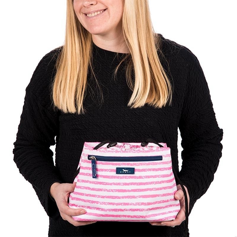 Cosmetic Organizer Stylish,Travel Toiletry Bag with Brushes Holders Cosmetic Bag