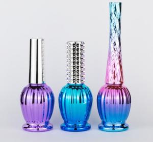 China 10 15 Ml Colored Nail Polish Glass Bottles For Nail Polish UV Gel Glue Bottles wholesale
