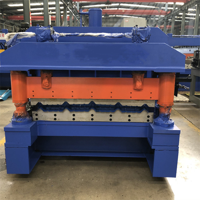 High speed color glazed tile roll forming machine 0.3-0.8mm for Construction Material
