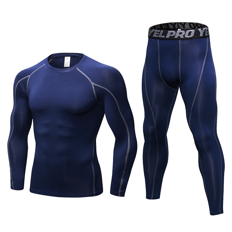 Wholesale Cheap Gym Fitness Winter Men Pants Set Long Johns Underwear