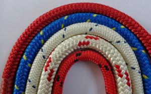 China PES Diamond Braided Rope Polyester Double Braided Rope 6-24mm wholesale