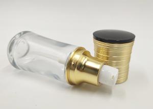 China 30ml Transparent Glass Cosmetic Bottles Portable wholesale