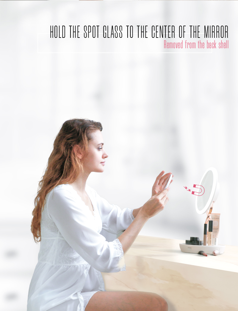 Led Ballet Mirror with two Leds light system GK-SK1811