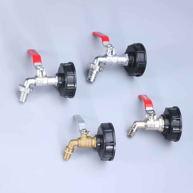 S60x6 Thread To 3/4" 1/2" 1" Reducing Adapter Connector for IBC Tank Irrigation Needs