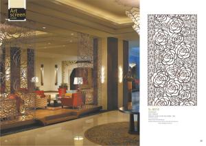 China China manufacturer newest designs stainless steel screen partition Saudi arabia Qatar Dubai Singapore hotels wholesale