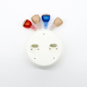 China Invisible CIC Hearing Aids With Bluetooth Red Blue Audifonos wholesale