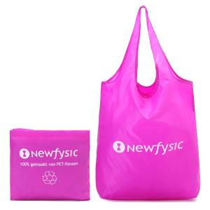 China Large Advertising 210D 12x10cm Nylon Fold Up Tote Bag wholesale