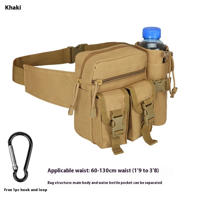Fanny Pack Men'S Multi-Functional Sports Waterproof Small Fanny Pack Kettle Satchel Outdoor Riding Fishing Travel Kit