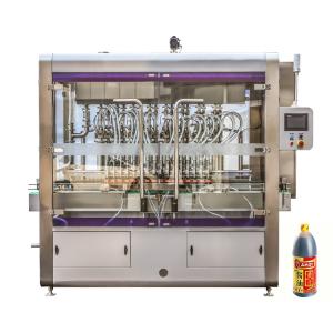 China Rotary 50-5000ml Liquid Bottle Filler with &lt;1% Accuracy 220/380V Power Supply wholesale