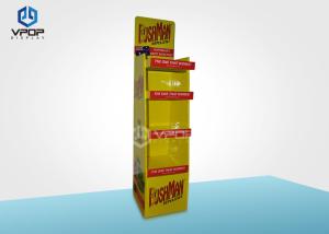 China Colorful Printing Cardboard Display Shelves Professional For Baby Beverages wholesale