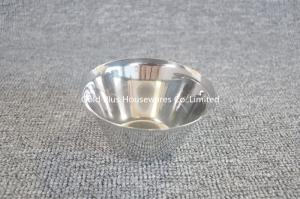 Wholesale premium quality double wall stainless steel rice bowl multi sizes good korean traditional soup bowl