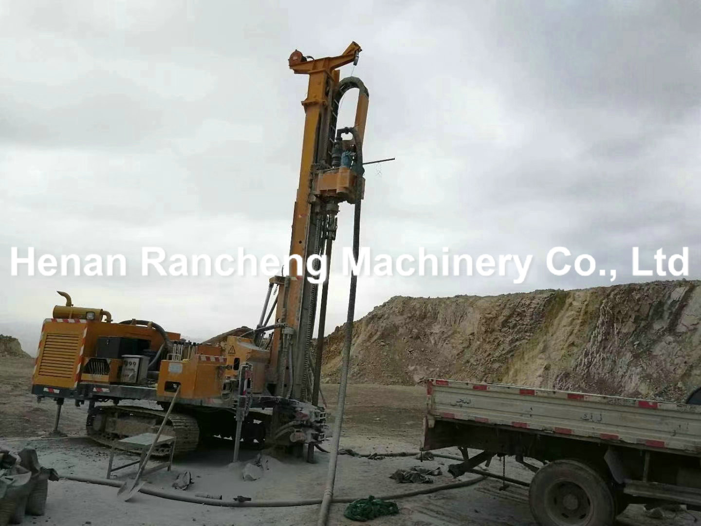 150m Depth RC Drilling Rig Cummins Engine 125KW Reverse Circulation Drilling Machine