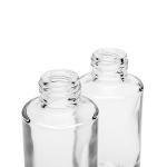 Clear Glass Dropper Bottle Cosmetic Container 30ml Clear Glass Bottle