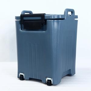 China Insulated Square Soup Transport Containers 45L With Wheels wholesale