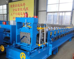 China Color Steel Cold Roll Forming Machine Cr12 9 Roller Stations wholesale