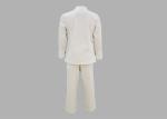 Anti Shrink Personal Protective Clothing / Womens Chef Clothes Button Front