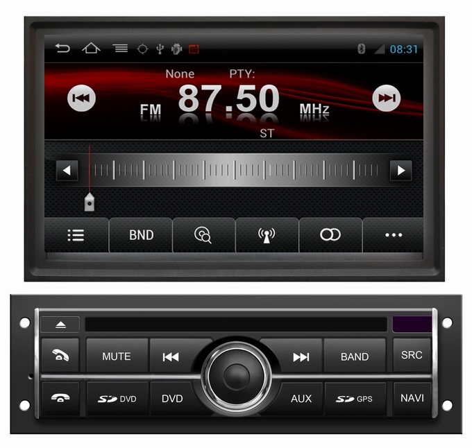 Ouchuangbo 7" DVD Radio Android 4.0 System for Mitsubishi L200 with S150 USB GPS Navigation 3G Wifi BT OCB-094C