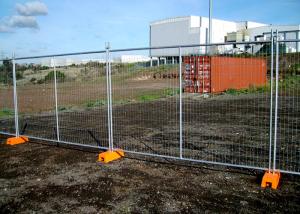 China Hot Dipped Galvanised Outdoor Temp Fence Panels For 3mm / 4mm Wire Dia wholesale