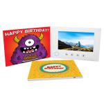 Digital Video Book Wedding Invitation Video Card , Business Card Brochure Lcd